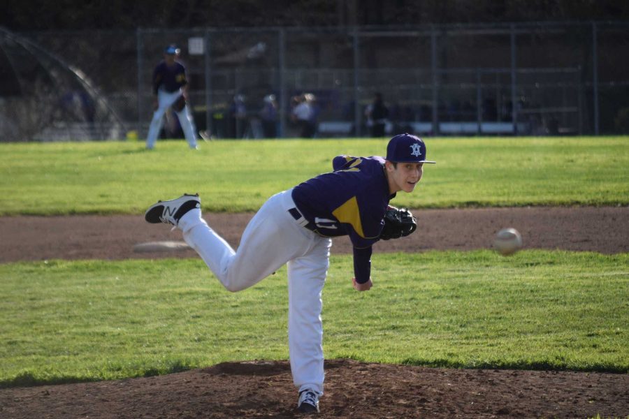 "Strike" Hayden Rice (‘20) led his team to victory against Doughty Valley High School on February 24th. AV beat DVHS 11-2. 