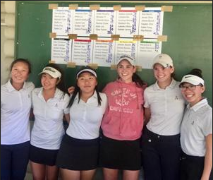 AVHS Girls Golf Team Wins EBAL Tournament