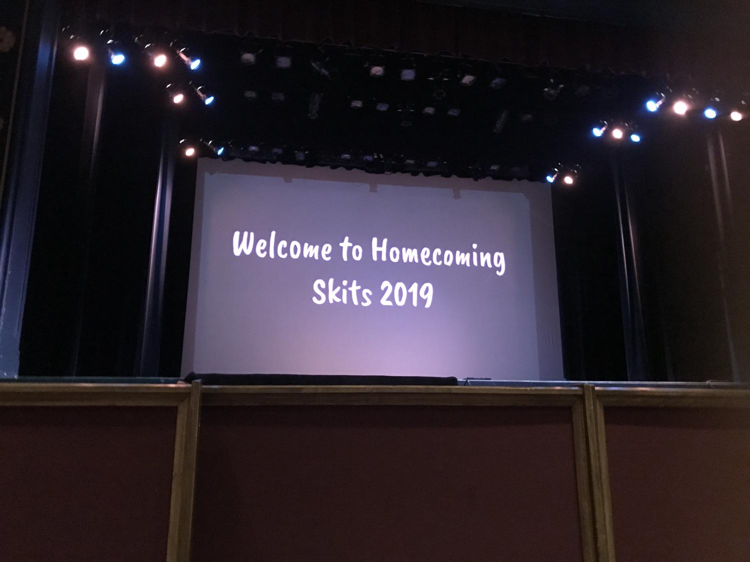 2019 Homecoming Skits recap