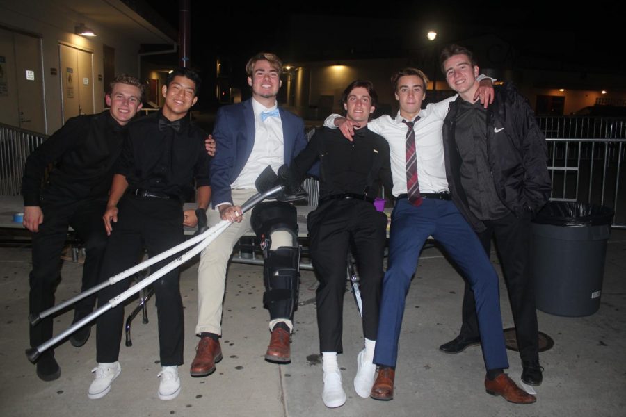 This group of senior boys made sure their last AV homecoming would be their best. 
