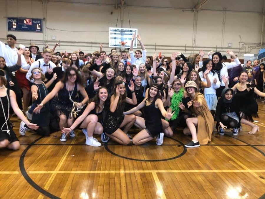 The Junior class experiences the Roaring 20s during 1920s Day