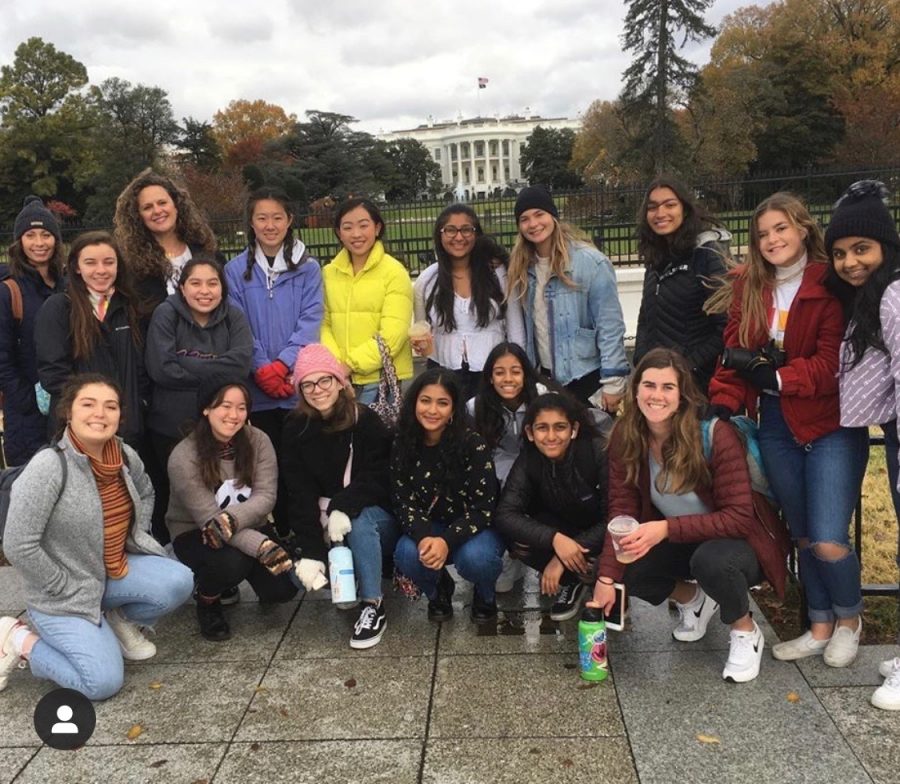 One of the highlights of the trip was getting to see all the different monuments and tourists spots in Washington D.C., especially the White House. 