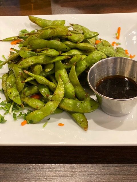 The Blazing Edamame is served with their sauce in Patio, a new restaurant in Pleasanton downtown. 