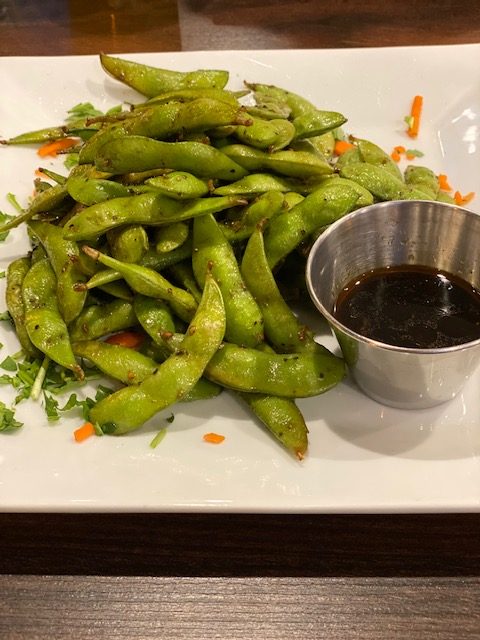 The Blazing Edamame is served with their sauce in Patio, a new restaurant in Pleasanton downtown. 