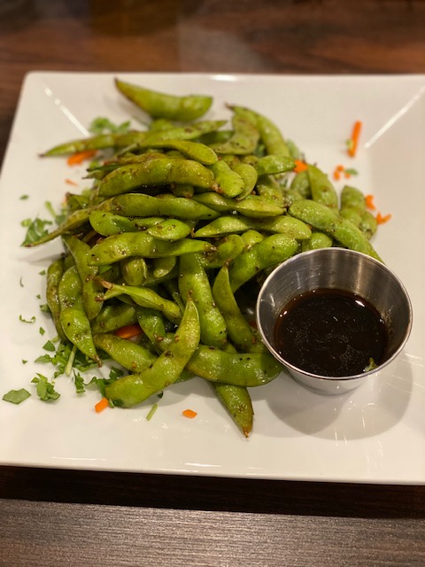 The Blazing Edamame is served with their sauce in Patio, a new restaurant in Pleasanton downtown. 