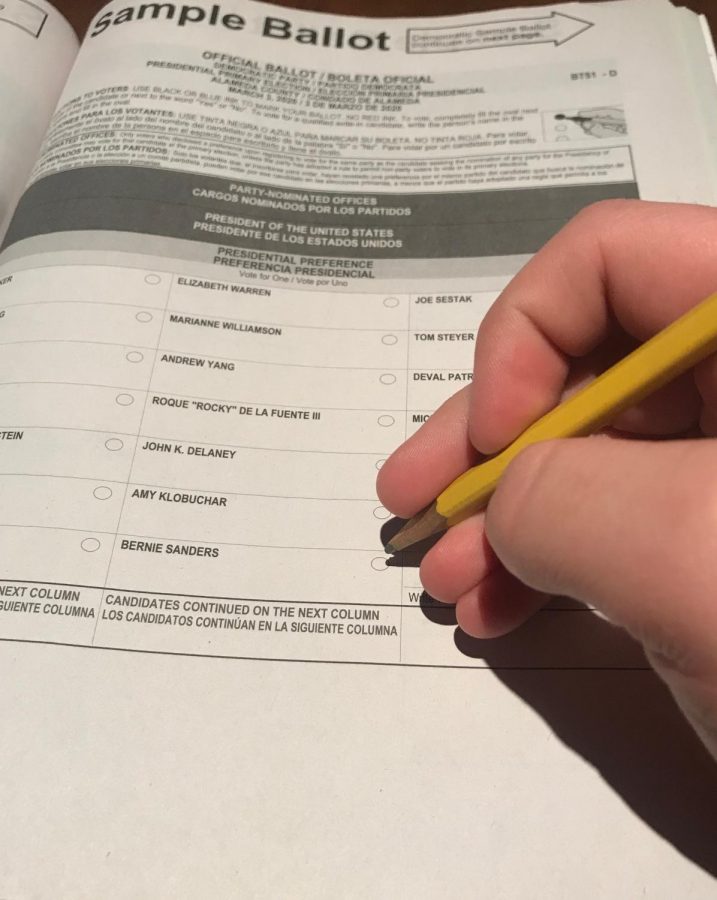 Amador students vote for the first time during last week's Super Tuesday