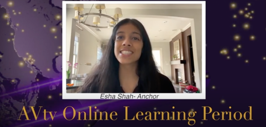 Esha Shah anchors AVtv 4-14-2020.