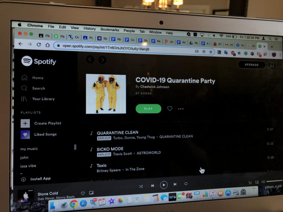 Check out Spotify for other fun, uplifting songs to get you out of covid-funk!