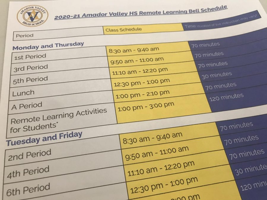 Whether a student is enrolled in Hybrid or FLEX, they follow the same bell schedule.