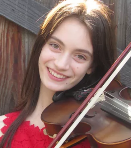 Lucie Bernard has been playing the violin since fifth grade. Last December, she was accepted into CODA (California Orchestra Directors Association's Honors String Orchestra) at UC Santa Cruz.