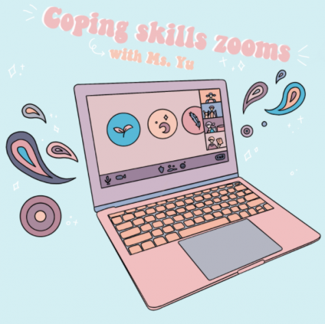 Ms. Yu's group zoom meetings are open to all students and are a welcoming source of encouragement and relaxation.