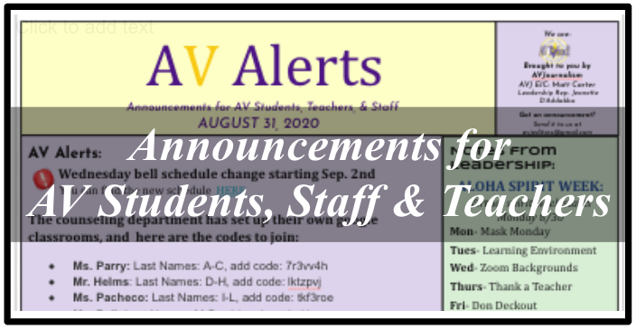 AV Alerts