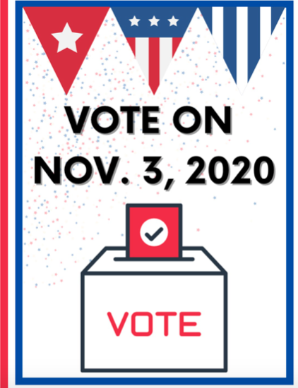 In California, voting can either take place early, before the election date, or on the day of November 3, 2020. 