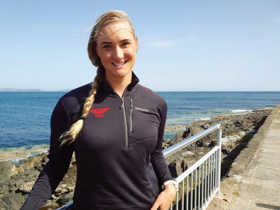 Amador alum Catherine Breed is the first woman to swim a record time from Santa Cruz to Monterey