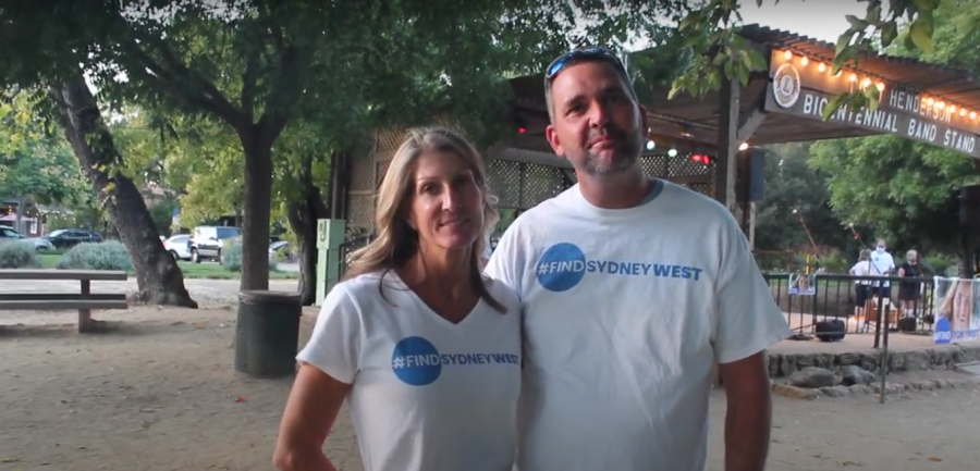 Jay and Kimberly West, Sydneys parents, stand together as they are interviewed about their daughter.