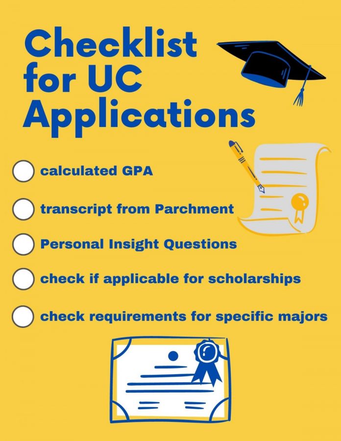 Applying to UCs can be challenging, but staying focused and taking it one step at a time can help.