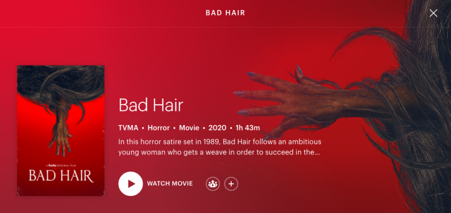 Bad Hair was released on October 16 on Hulu. 