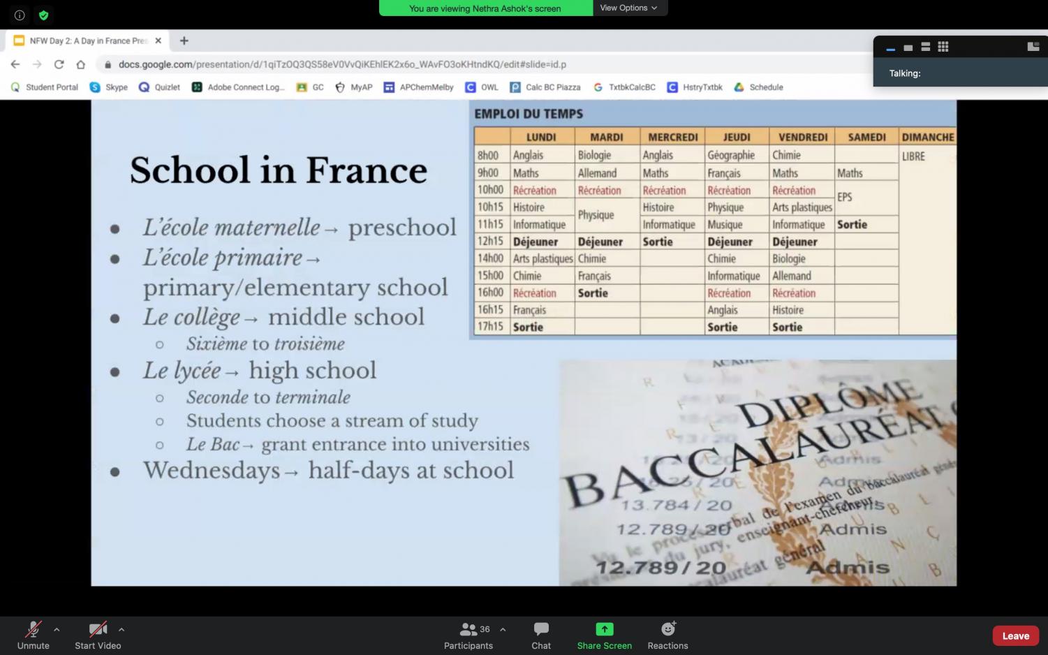 French Honors Society hosts National French Week