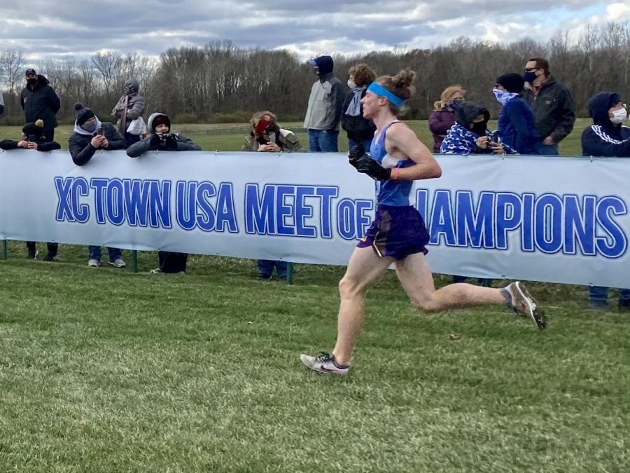 Euan Houston runs the XC Town Meet of Champions in Indiana.