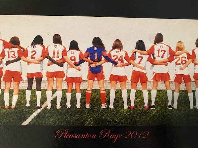 Rage is the women's soccer club in Pleasanton