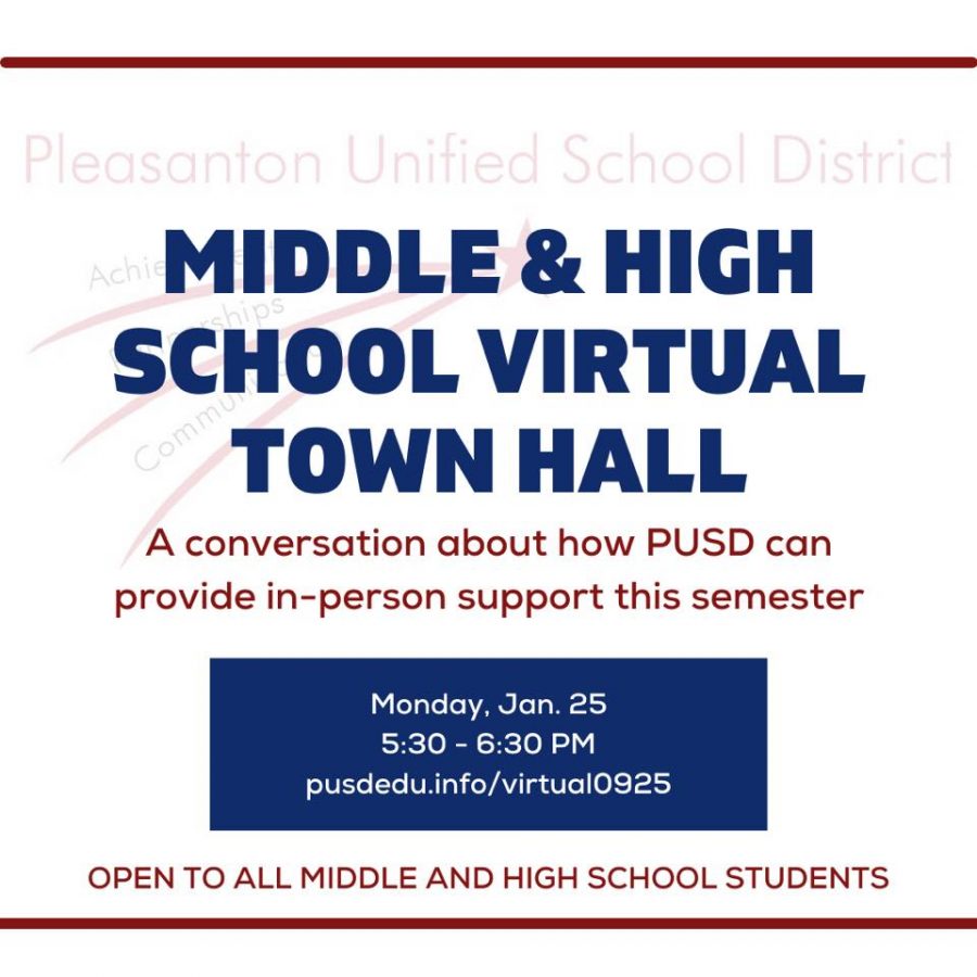 On Monday's town hall, district personnel answered many questions from middle and high school students.