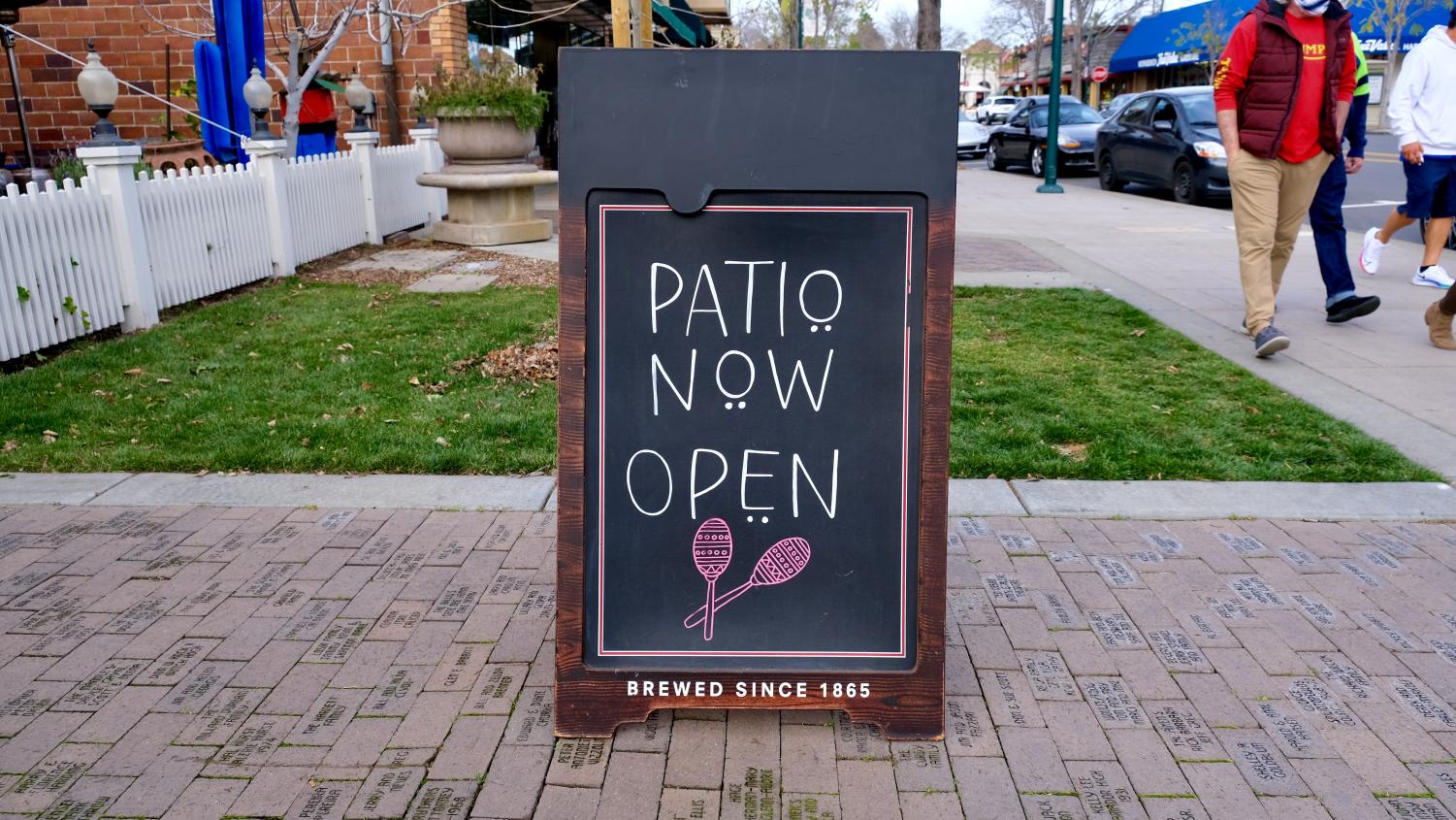 March 2021: Downtown Pleasanton slowly opens back up to the public