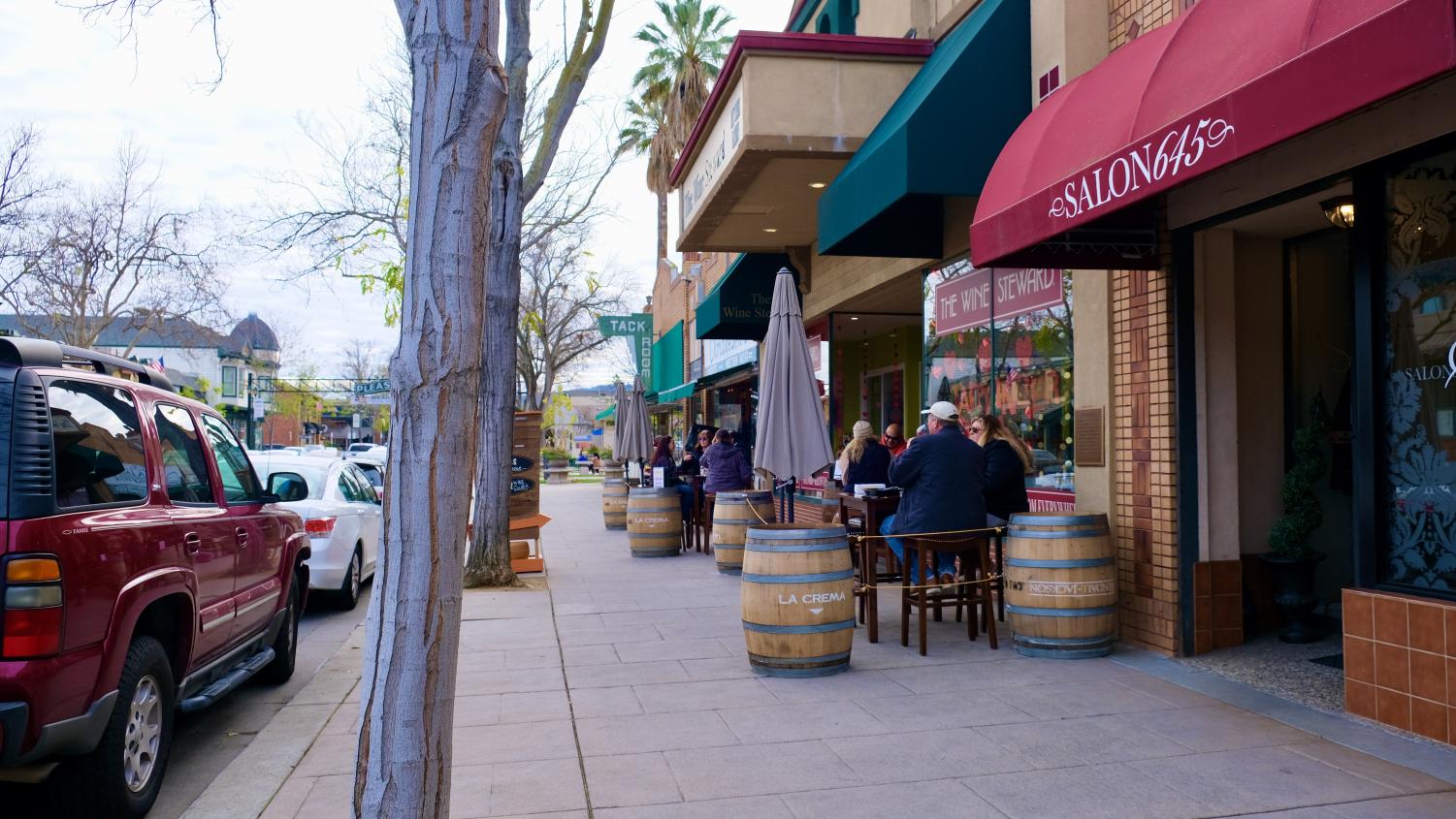 March 2021: Downtown Pleasanton slowly opens back up to the public
