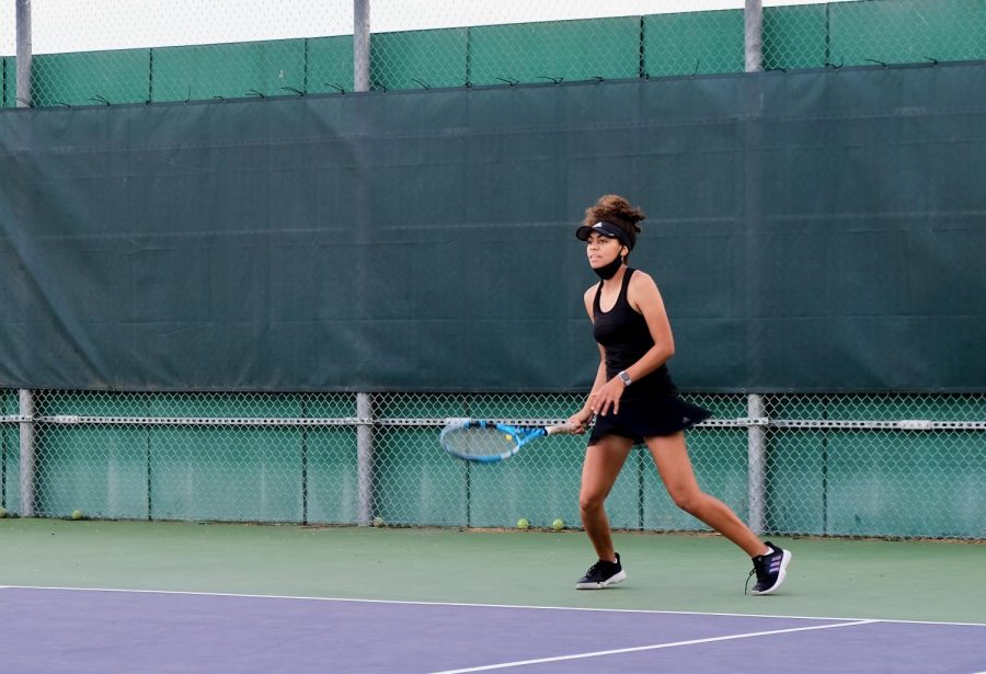 Montana Parkinson-Lubold ('24) plays hard during her sets and shows what true persistence looks like.
