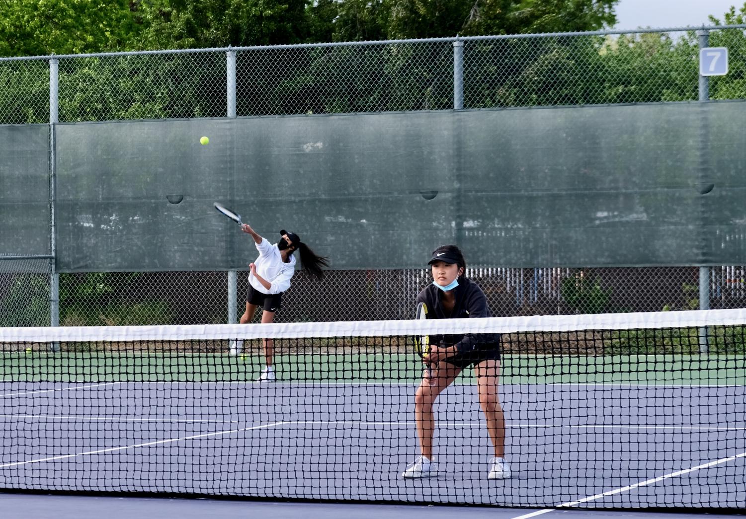 Girls Tennis against Dublin High School