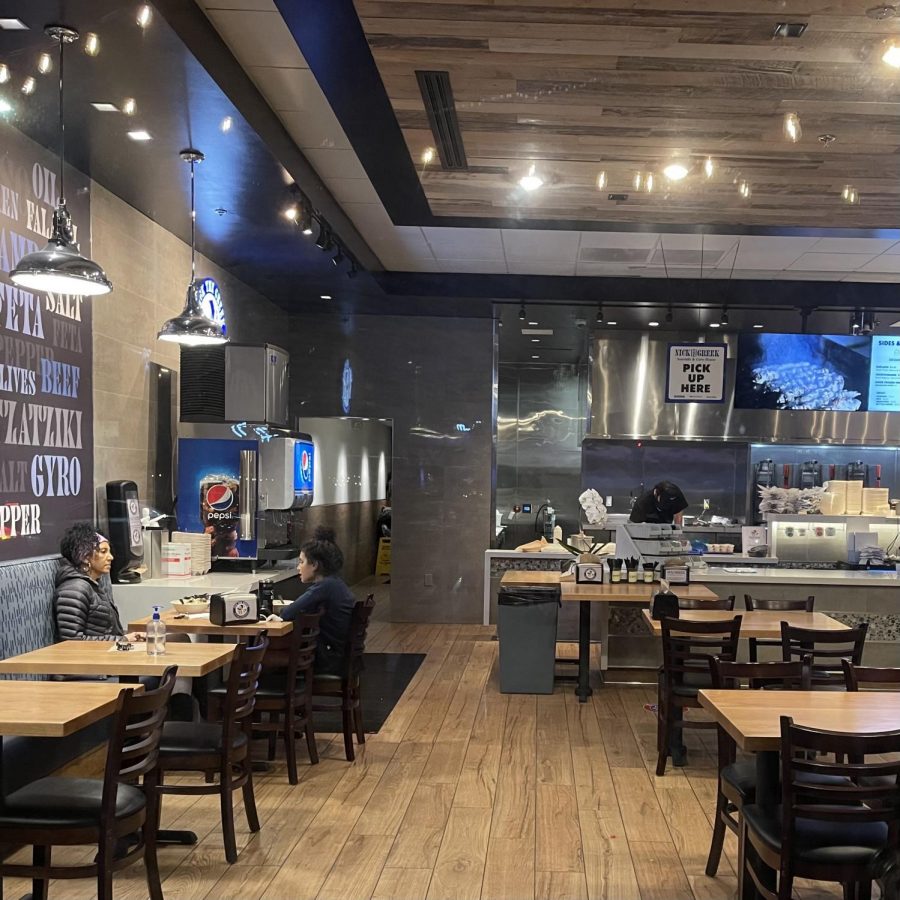 Since we've moved into the red tier, indoor dining is now open at most places! Nick the Greek, in Dublin, employs social distancing measures as well as indoor dining to keep people safe!