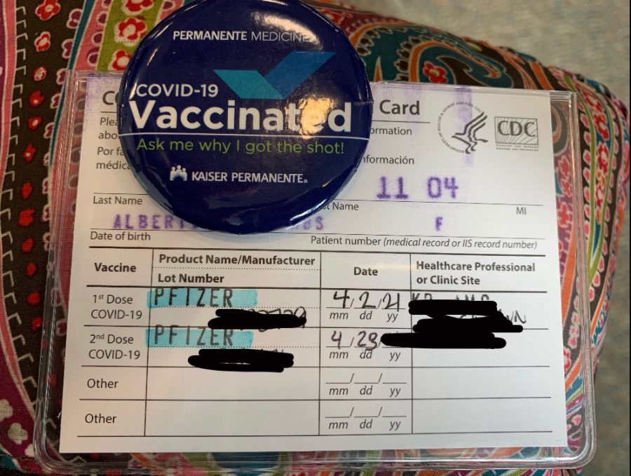 Vaccination Cards are given once you get your shot. 