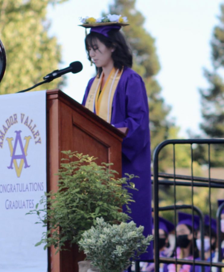 On her way to MIT, Valedictorian Jocelyn Zhu, speaks for the Amador class of 2021.
