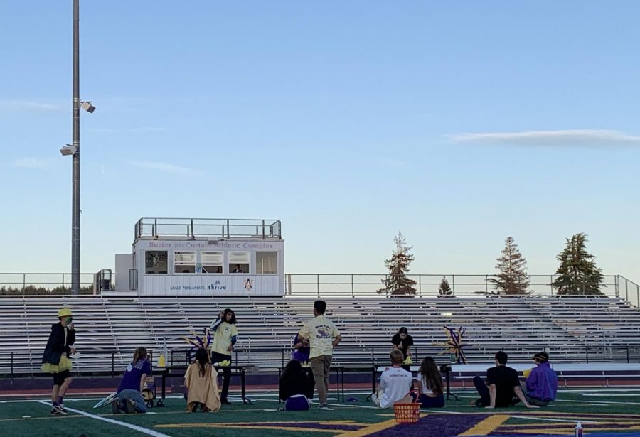 The Don Squad ends the round of activities before the movie with a final game and shows off some school spirit in their Amador merchandise.
