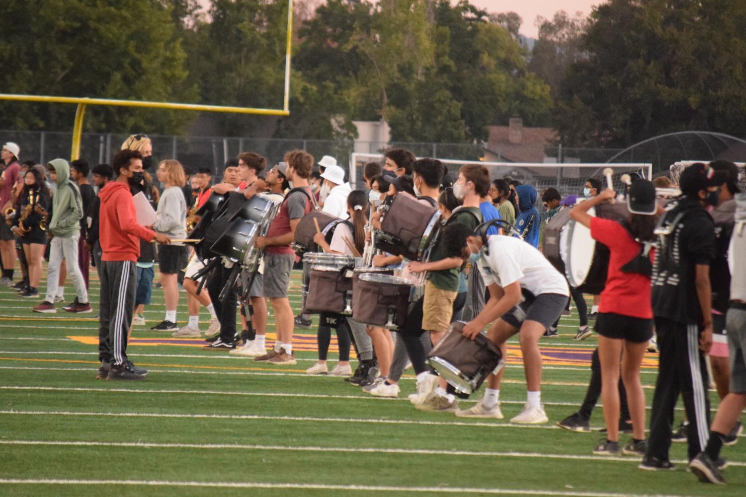 A day with the marching band