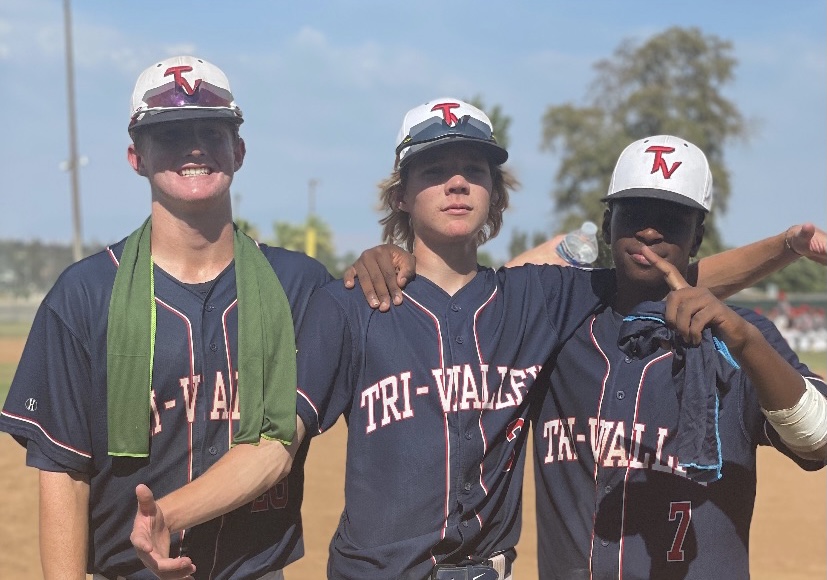 Matthew Foley, Riley Borges, and Jonny Shepard pictured here during one of their tournament games.
