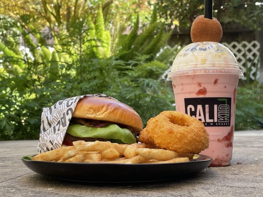Cali Kid Burgers N Shakes combines perfect presentation and taste in their foods.