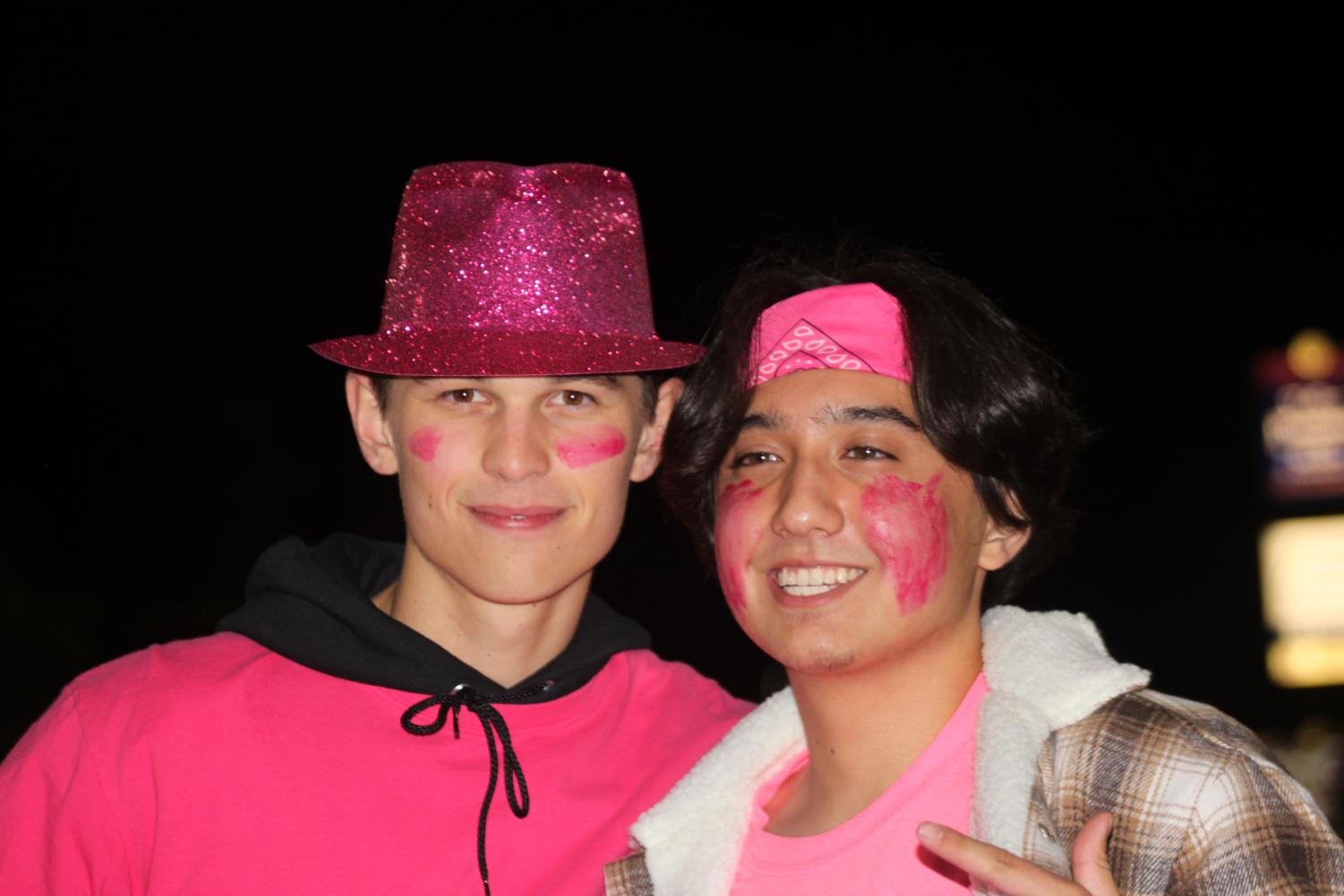 Dons raise awareness for Breast Cancer Awareness at Varsity game