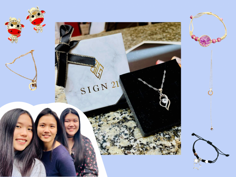 Kathryn Go (24) and Kelsey Go (22) run their jewelry business SIGN21 all year round.