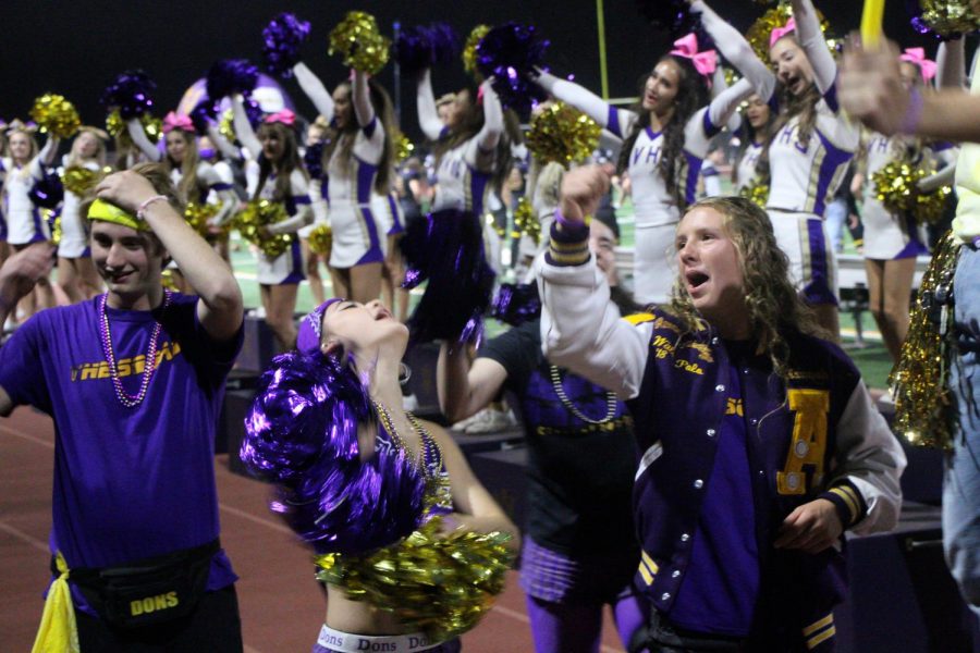 Don squad leads the Purple Pit with spirt and intensity for the last home game.