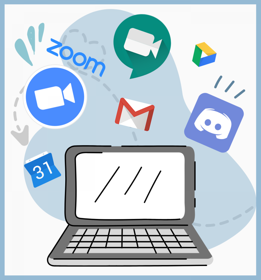 Applications like Zoom, Google Meets, and Discord give students the opportunity to participate in events they cannot before -- now online. What are the benefits?