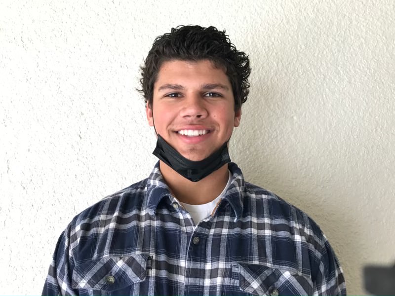 Brady Nassar ('23) smiles for the camera.