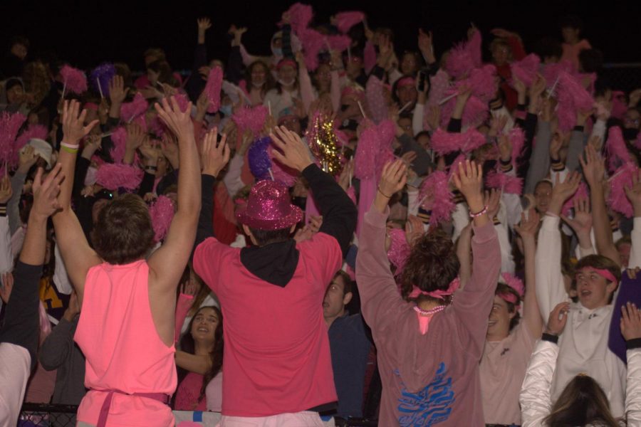 The Don Squad loves to hype up the crowd, especially with cheers and games like "Roller Coaster."