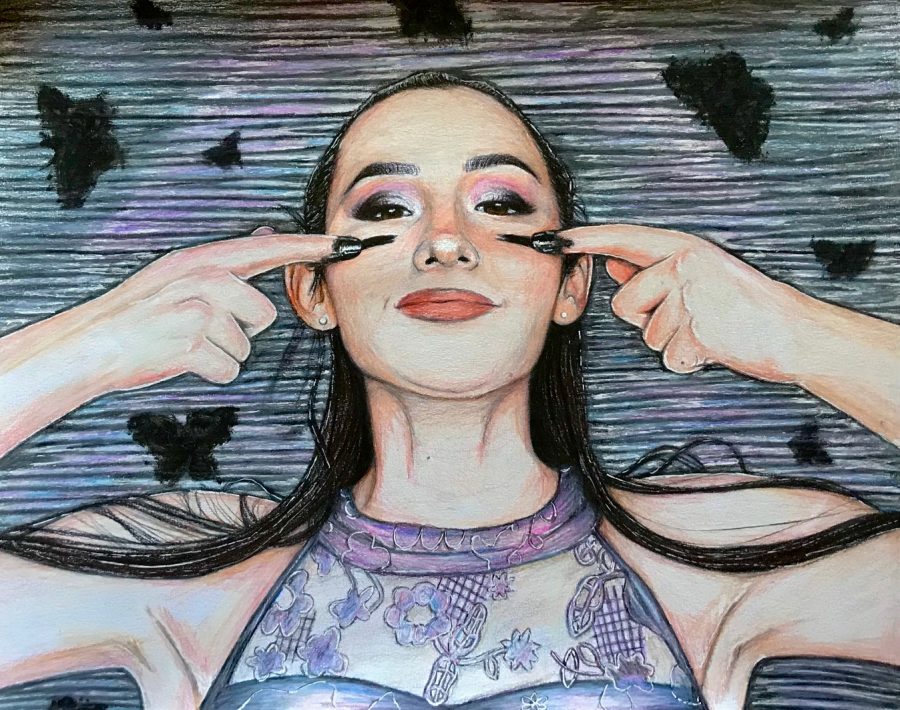 "Survivor" depicts the end of Morgan's portfolio, with the subject stronger after the struggle.