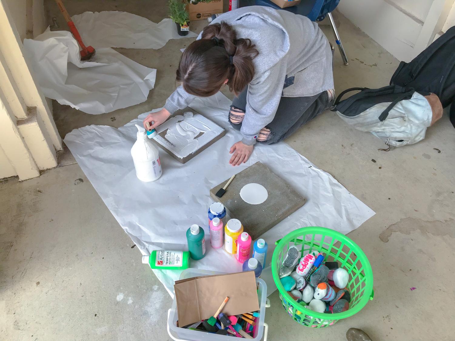 AV Leadership spruces up campus with plants and decorations