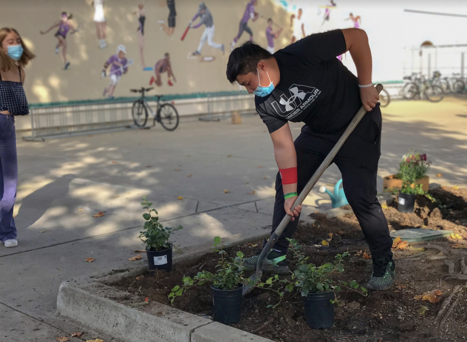 AV Leadership spruces up campus with plants and decorations