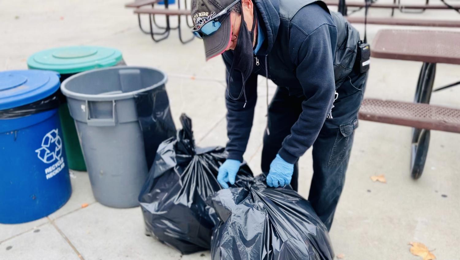 Trash on campus: through photos