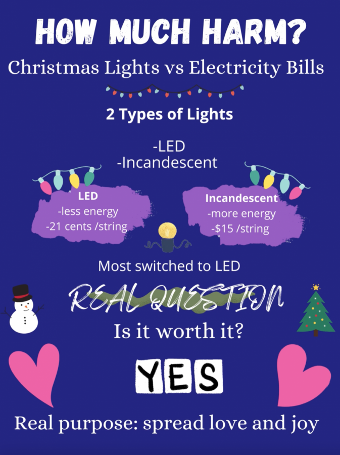 People+use+LED+Christmas+lights+since+they+are+cheaper%2C+however+the+real+purpose+of+the+lights+is+not+about+the+price+%E2%80%94+its+about+spreading+joy.