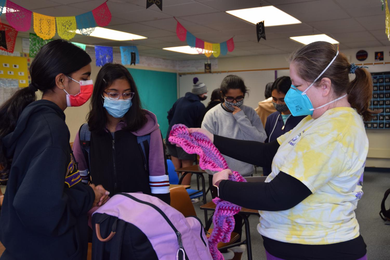Knitting for a cause: Amador Crochet and Knitting Club craft scarves for charity