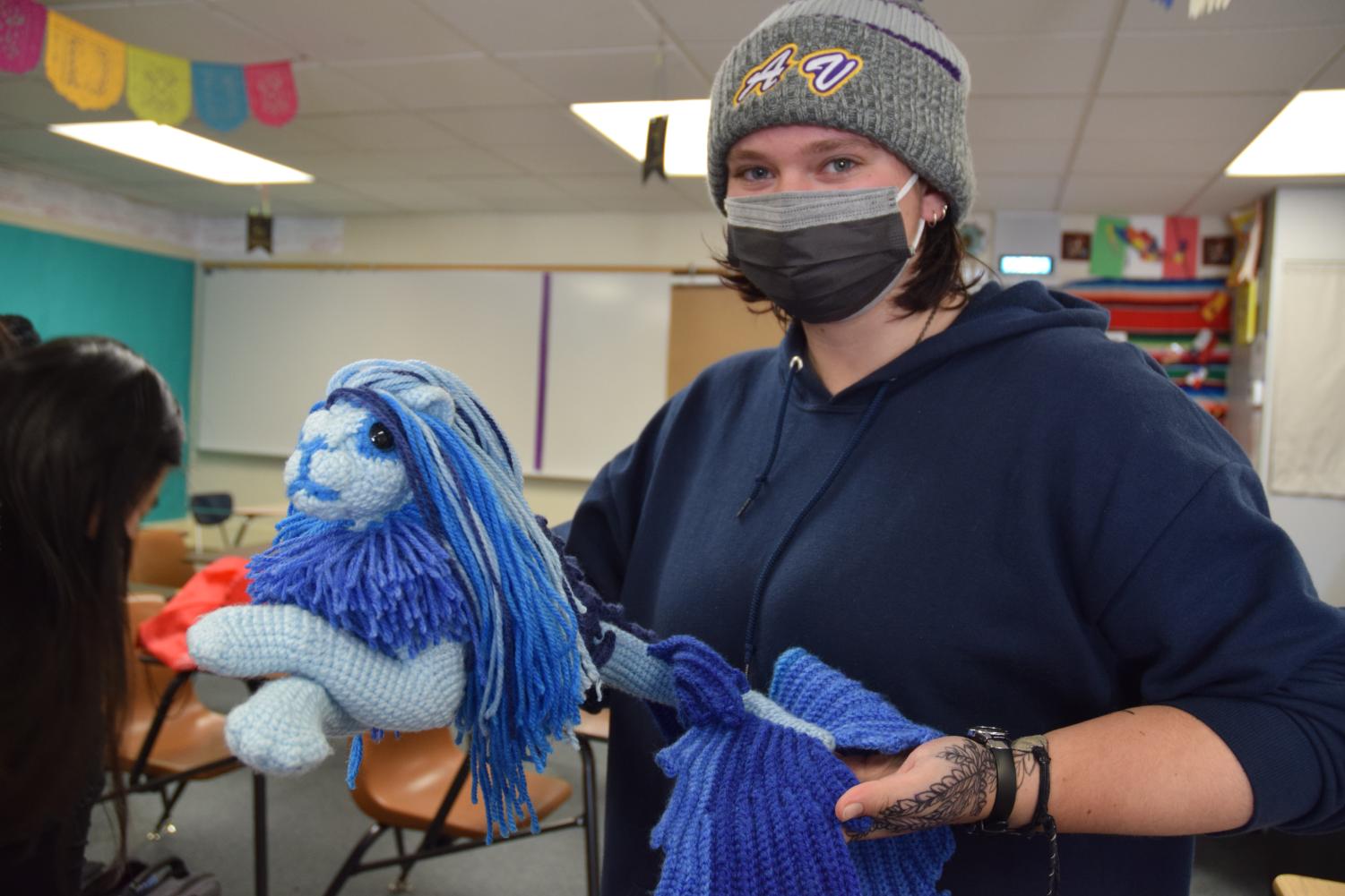 Knitting for a cause: Amador Crochet and Knitting Club craft scarves for charity