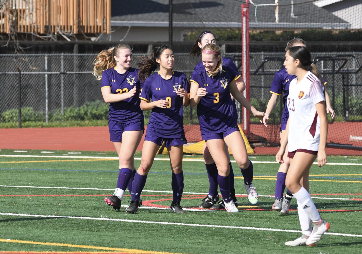 Girls Soccer go against Liberty High School